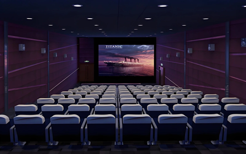 Professional Black Mineral Fiber Cinema Ceiling System