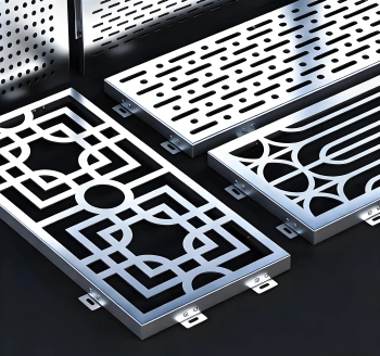Perforated Carved Aluminum Veneer